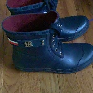 Rain boots dress boots